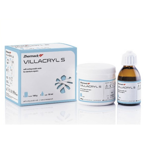 Вілакріл С (Villacryl S) V4 холодної полімеризації для ремонту протезів, 100гр + 50мл 2792 фото