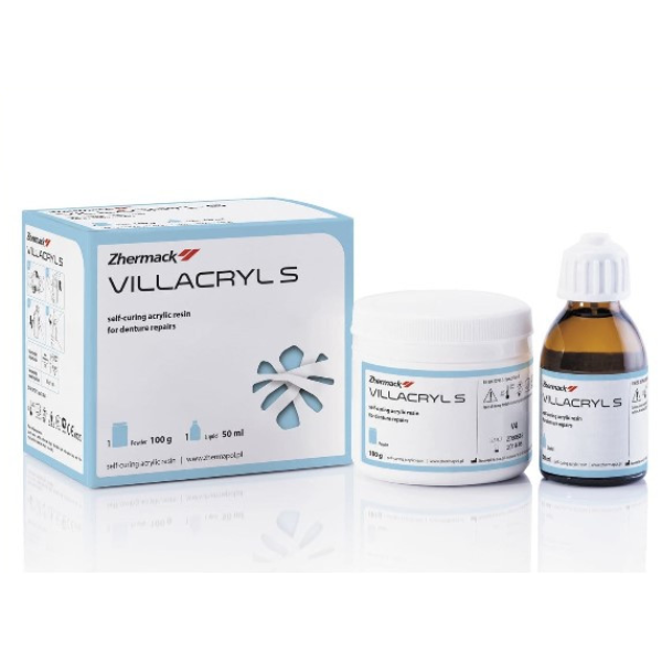 Вілакріл С (Villacryl S) V4 холодної полімеризації для ремонту протезів, 100гр + 50мл 2792 фото